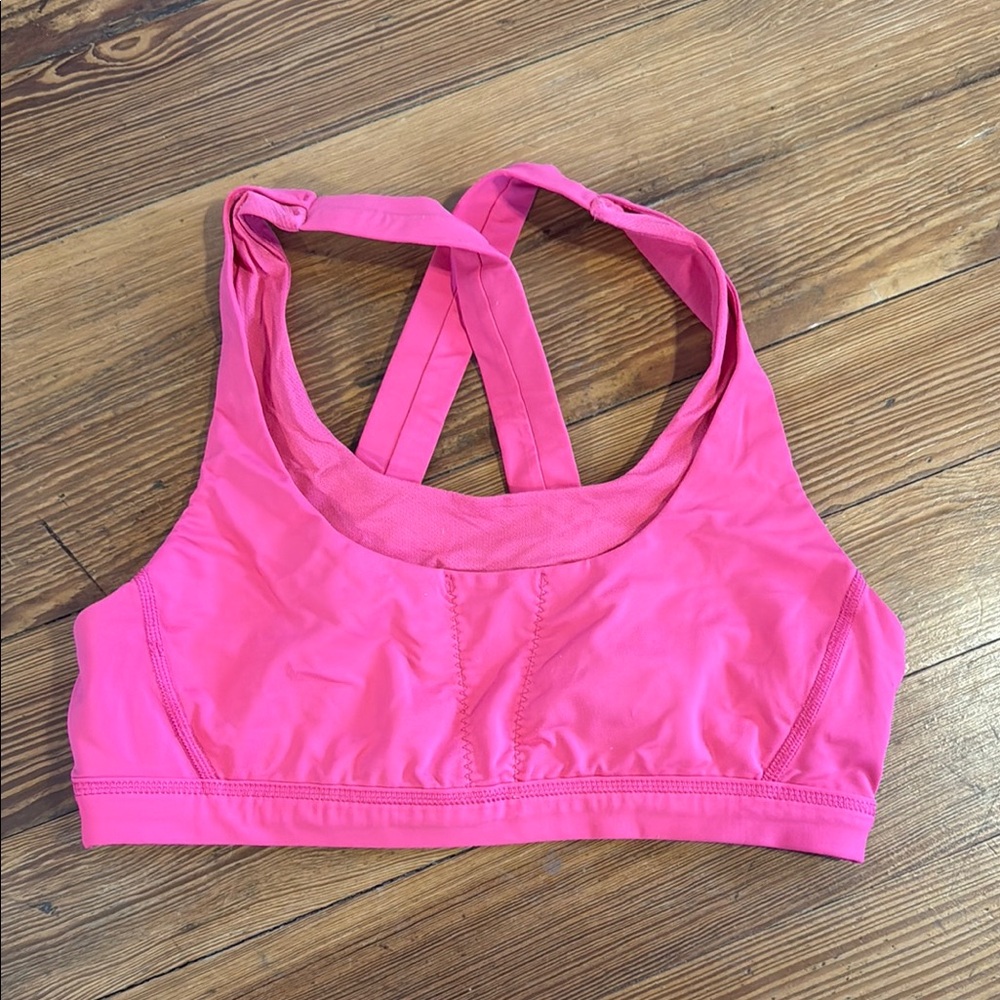 Lululemon Athletica Pink Racerback Sports Bra